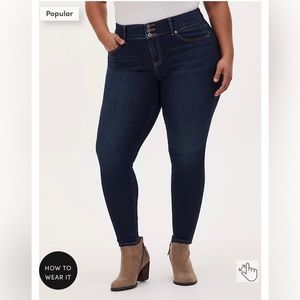 JEGGING SKINNY SUPER SOFT HIGH-RISE JEAN Torrid Sz 18R